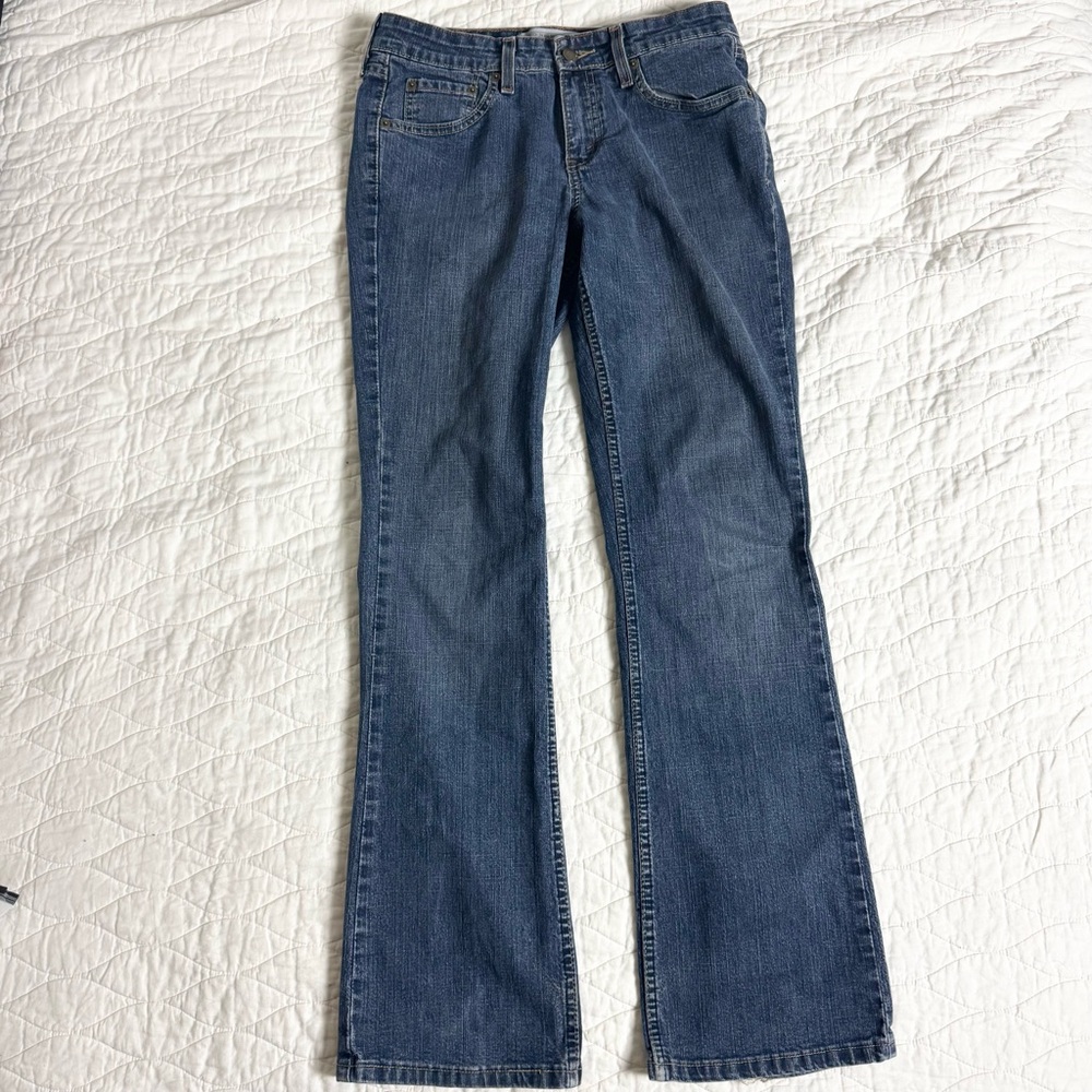 Levi Strauss Womens Bootcut Jeans Size 4 Lowrise  Western Cowgirl Hippie Stretch